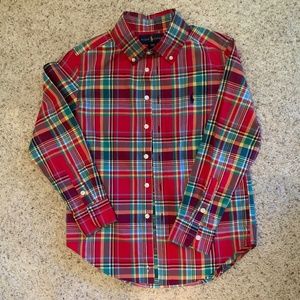 Ralph Lauren Red Plaid Siz 8